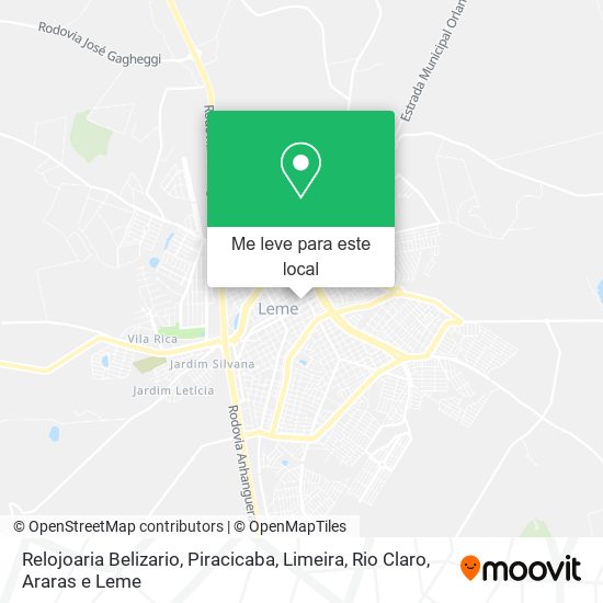 Relojoaria Belizario mapa