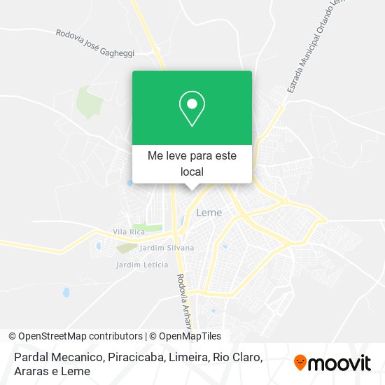 Pardal Mecanico mapa