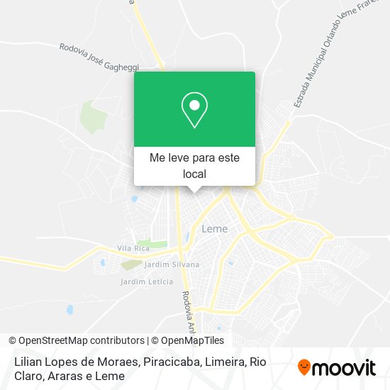 Lilian Lopes de Moraes mapa