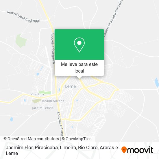 Jasmim Flor mapa