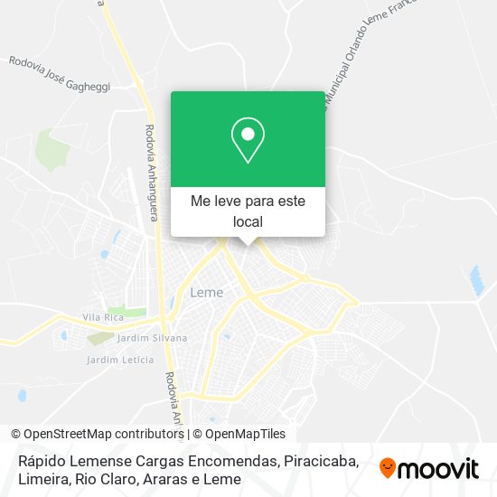 Rápido Lemense Cargas Encomendas mapa