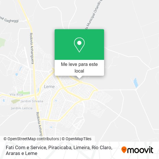 Fati Com e Service mapa