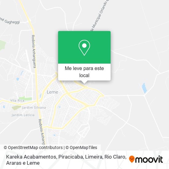 Kareka Acabamentos mapa