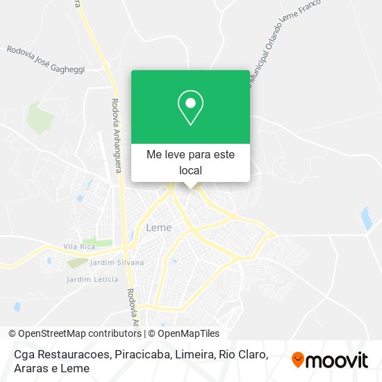 Cga Restauracoes mapa