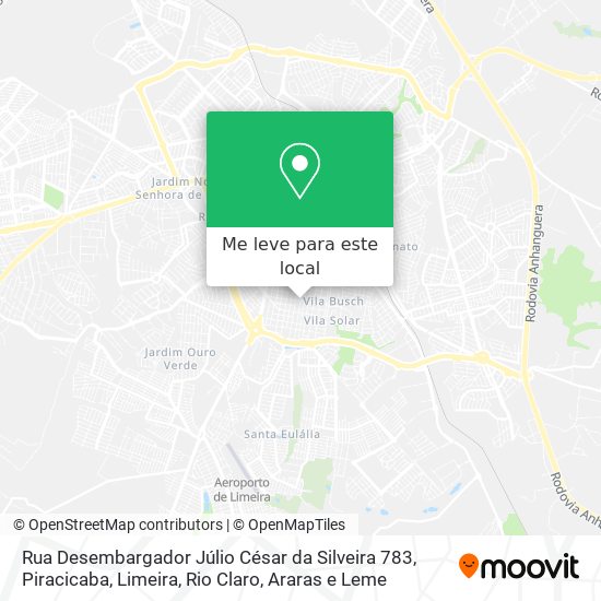 Rua Desembargador Júlio César da Silveira 783 mapa