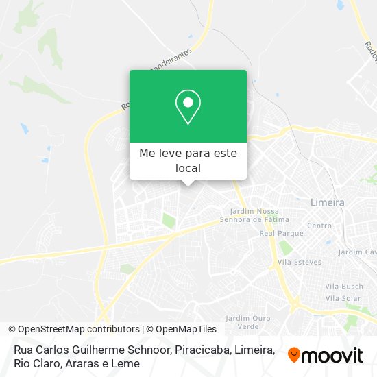 Rua Carlos Guilherme Schnoor mapa