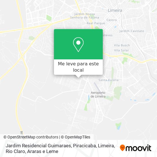 Jardim Residencial Guimaraes mapa