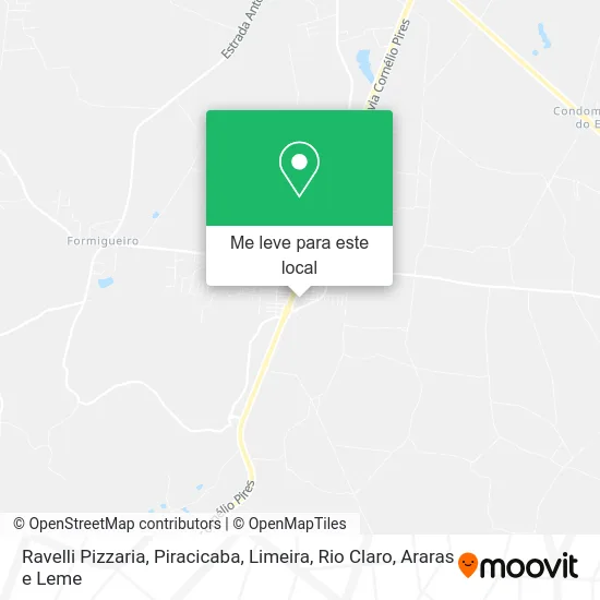 Ravelli Pizzaria mapa