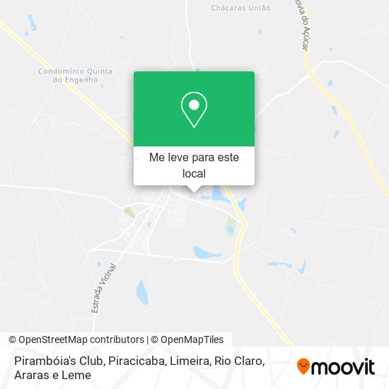 Pirambóia's Club mapa