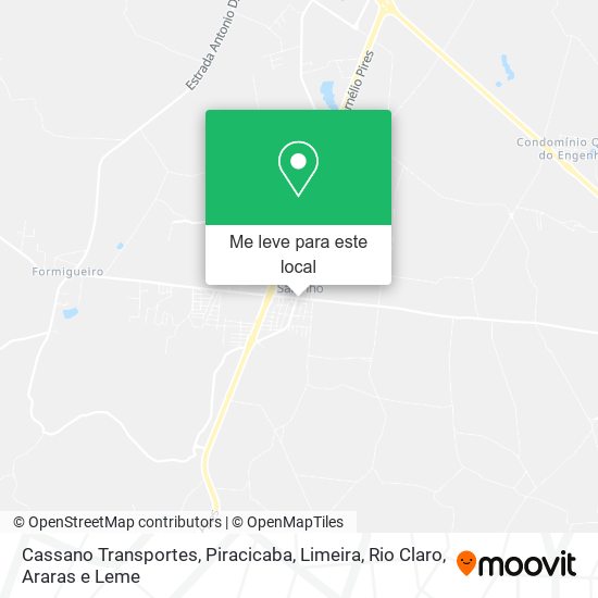 Cassano Transportes mapa