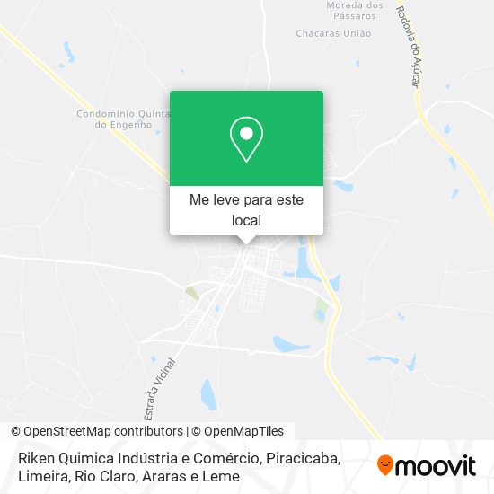 Riken Quimica Indústria e Comércio mapa