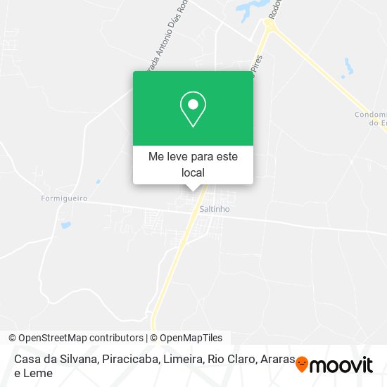 Casa da Silvana mapa
