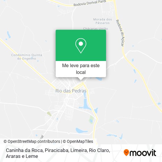 Caninha da Roca mapa