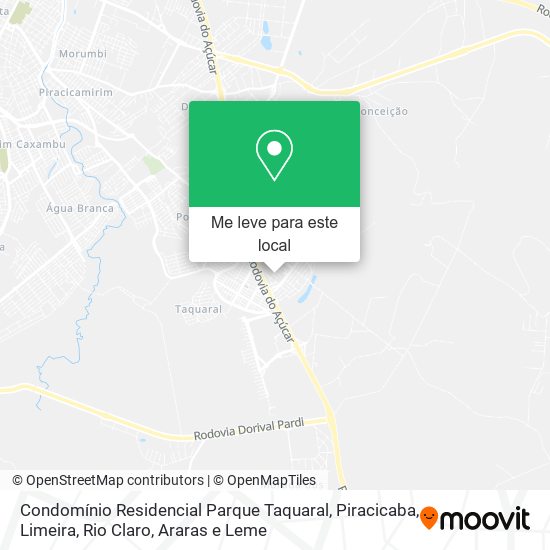 Condomínio Residencial Parque Taquaral mapa
