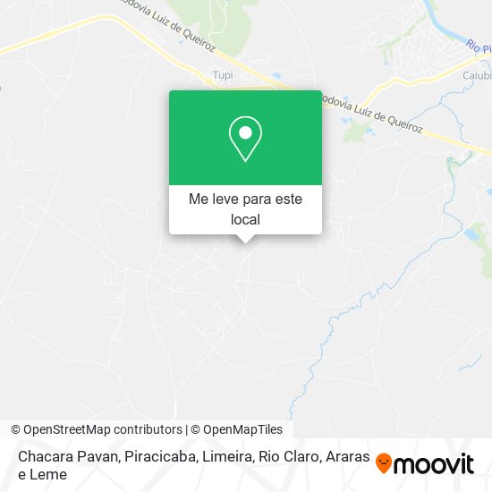 Chacara Pavan mapa