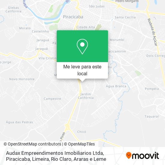 Audax Empreendimentos Imobiliarios Ltda mapa