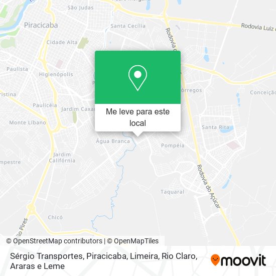 Sérgio Transportes mapa