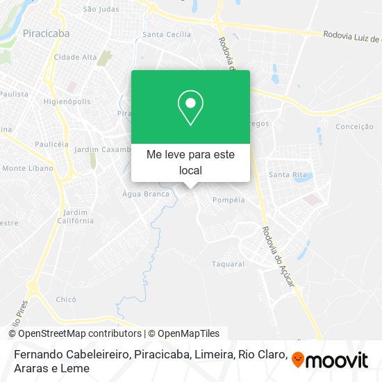 Fernando Cabeleireiro mapa