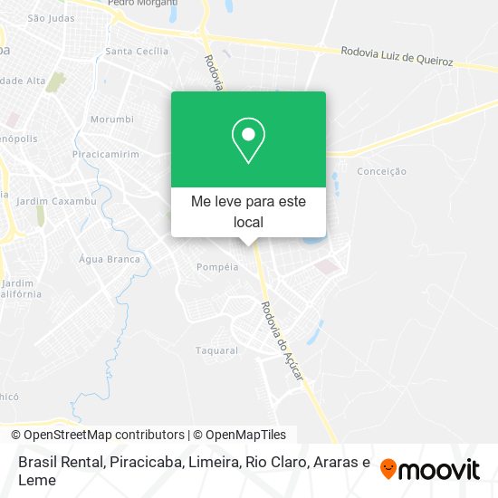 Brasil Rental mapa