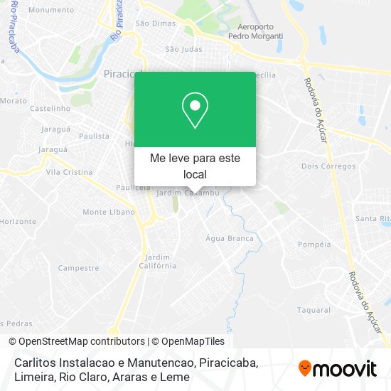 Carlitos Instalacao e Manutencao mapa