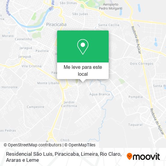 Residencial São Luís mapa