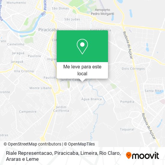 Riale Representacao mapa