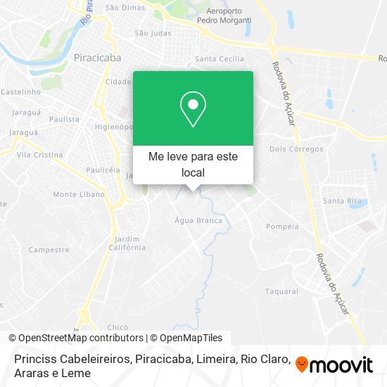 Princiss Cabeleireiros mapa