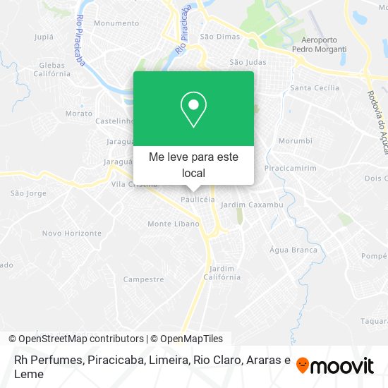 Rh Perfumes mapa