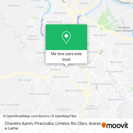 Chaveiro Aaron mapa