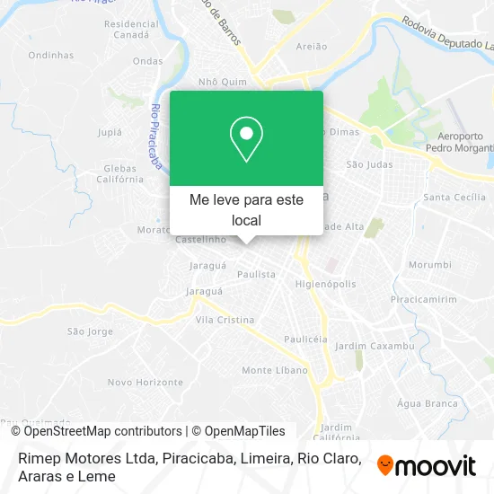 Rimep Motores Ltda mapa