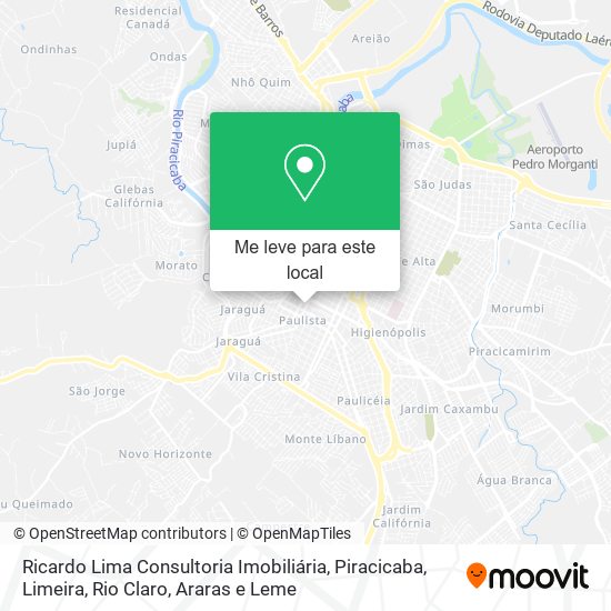 Ricardo Lima Consultoria Imobiliária mapa