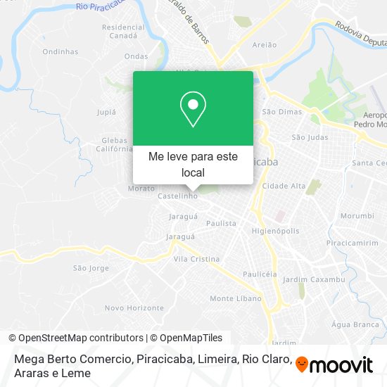 Mega Berto Comercio mapa