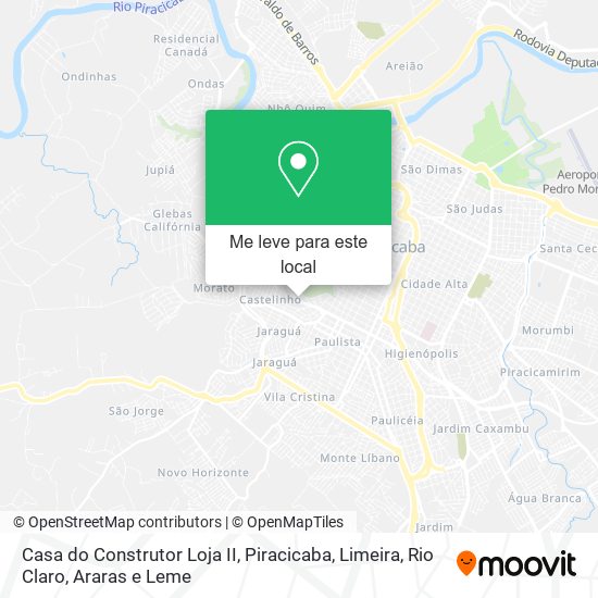 Casa do Construtor Loja II mapa