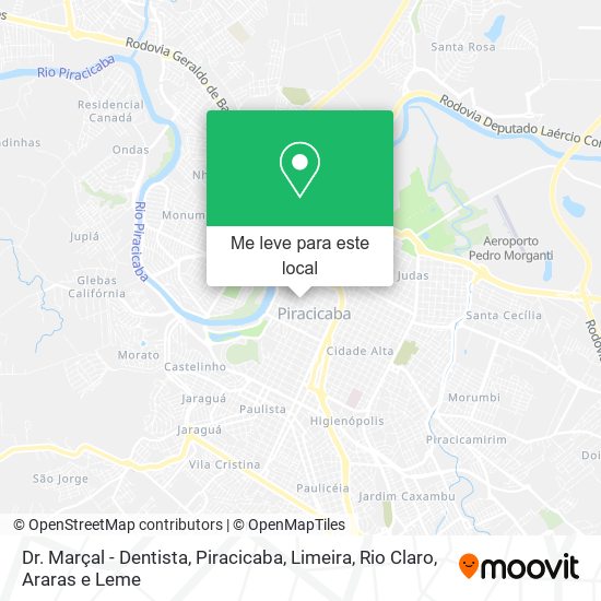 Dr. Marçal - Dentista mapa