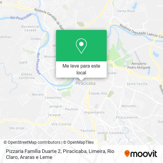 Pizzaria Família Duarte 2 mapa