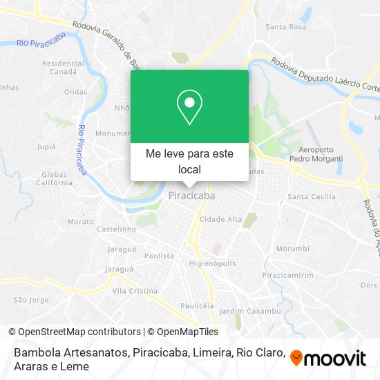 Bambola Artesanatos mapa
