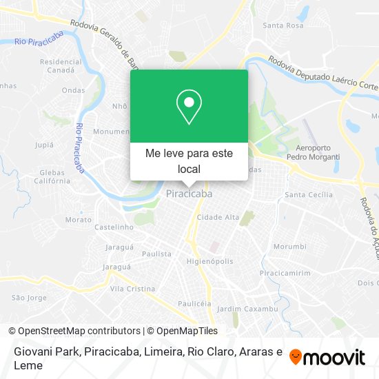 Giovani Park mapa