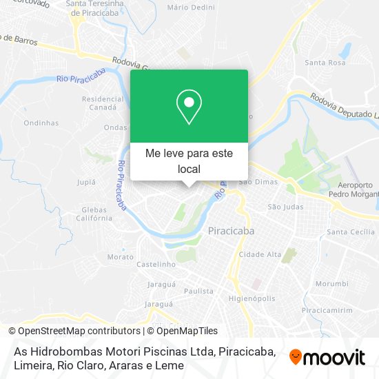 As Hidrobombas Motori Piscinas Ltda mapa