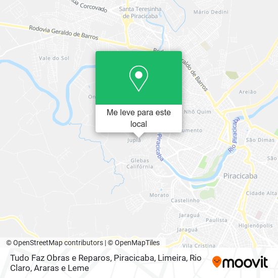 Tudo Faz Obras e Reparos mapa