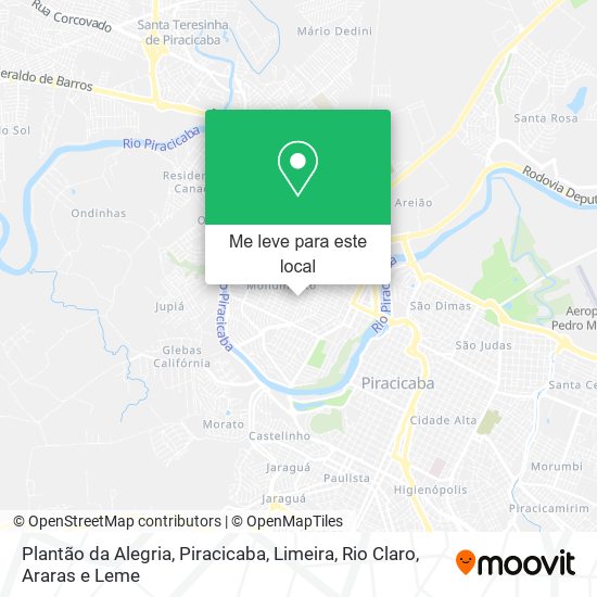 Plantão da Alegria mapa