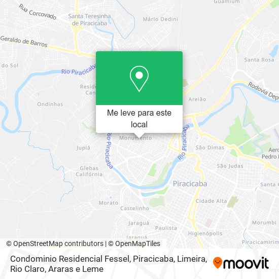 Condominio Residencial Fessel mapa