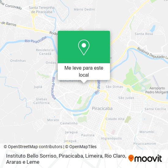 Instituto Bello Sorriso mapa