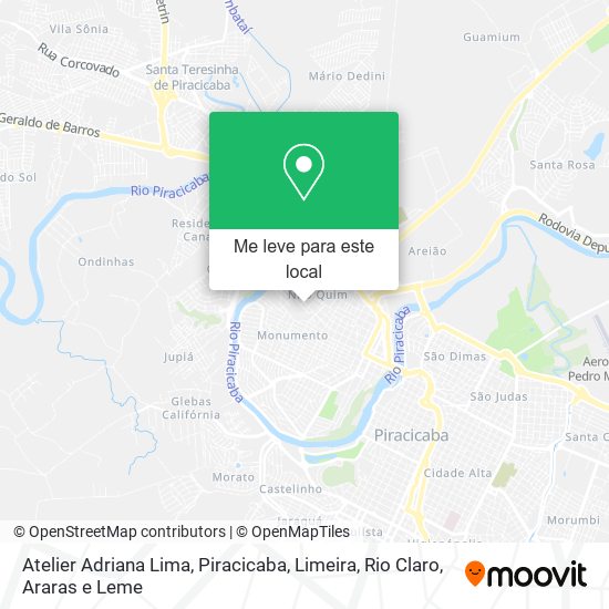 Atelier Adriana Lima mapa