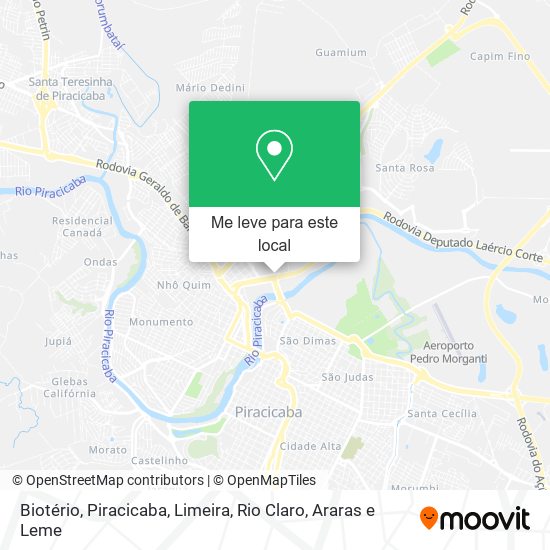 Biotério mapa