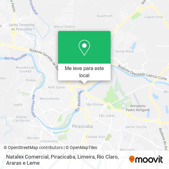Natalex Comercial mapa