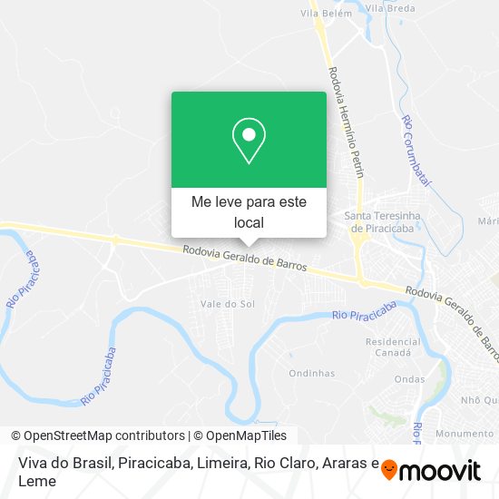 Viva do Brasil mapa