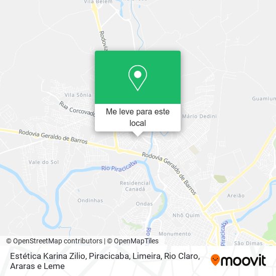Estética Karina Zilio mapa