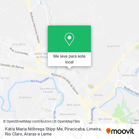 Kátia Maria Nóbrega Stipp Me mapa