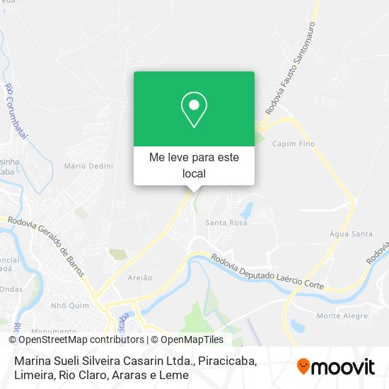 Marina Sueli Silveira Casarin Ltda. mapa