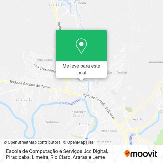 Escola de Computação e Serviços Jcc Digital mapa